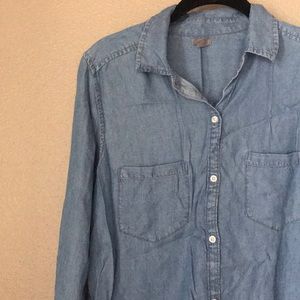 “DENIM” BUTTON UP DRESS